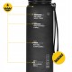 Пляшка для води спортивна 4FIZJO 650 мл Black (P-5905973403733)