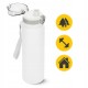 Пляшка для води спортивна 4FIZJO 650 мл Grey (P-5905973404280)