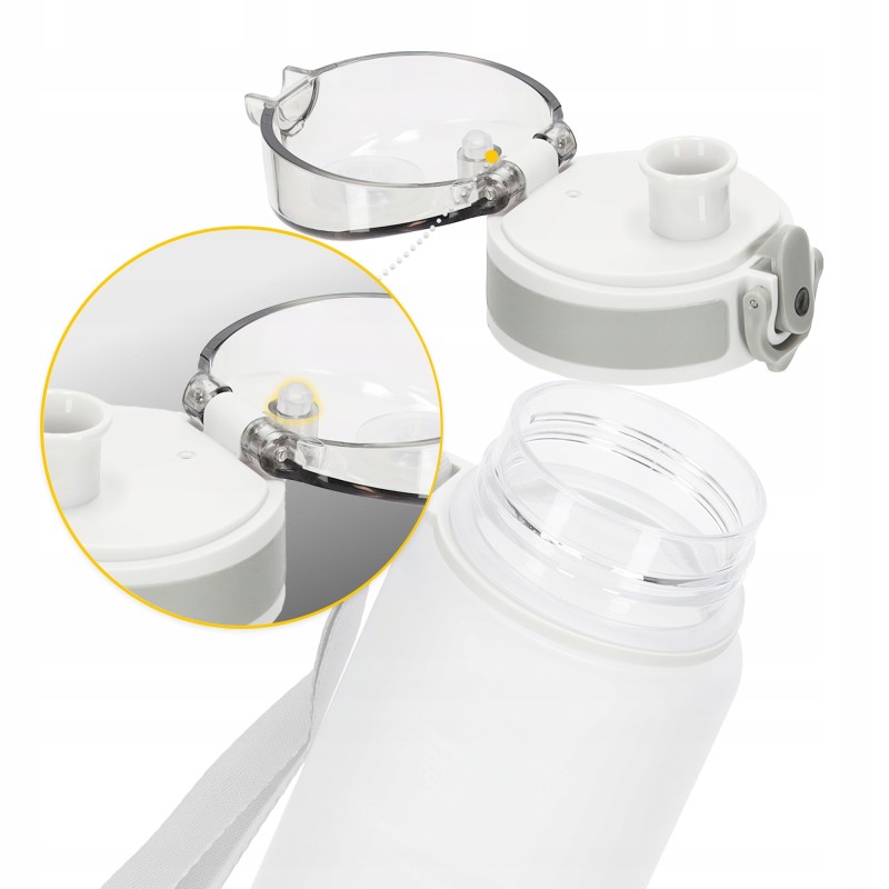 Пляшка для води спортивна 4FIZJO 650 мл Grey (P-5905973404280)
