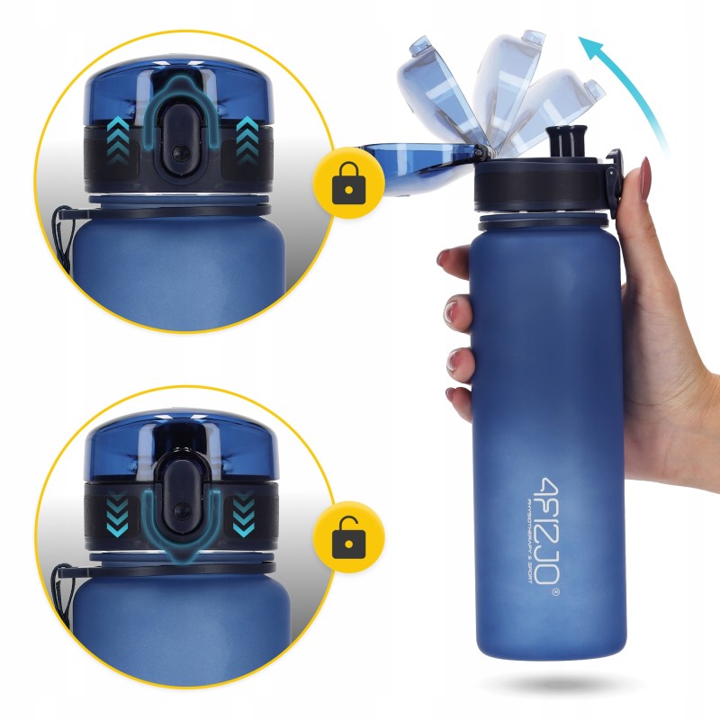 Пляшка для води спортивна 4FIZJO 650 мл Blue (P-5905973403740)