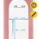 Пляшка для води спортивна 4FIZJO 750 мл скляна Pink (P-5905973404204)