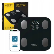 Ваги підлогові аналітичні 4FIZJO Pro до 180 кг Black (P-5905973404051)