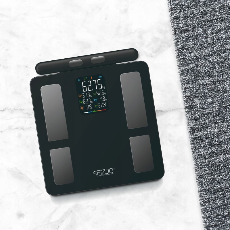 Ваги підлогові аналітичні 4FIZJO Ultra до 180 кг Black (P-5905973404068)
