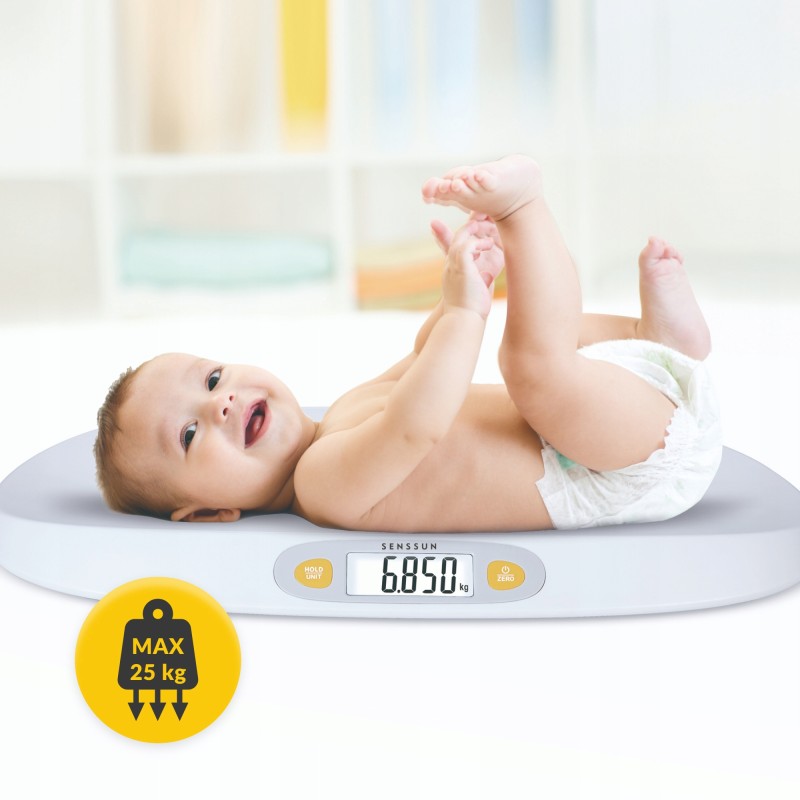 Ваги для немовлят 4FIZJO Smart Baby Scale до 25 кг White (P-5905973404075)