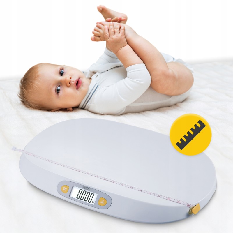Ваги для немовлят 4FIZJO Smart Baby Scale до 25 кг White (P-5905973404075)
