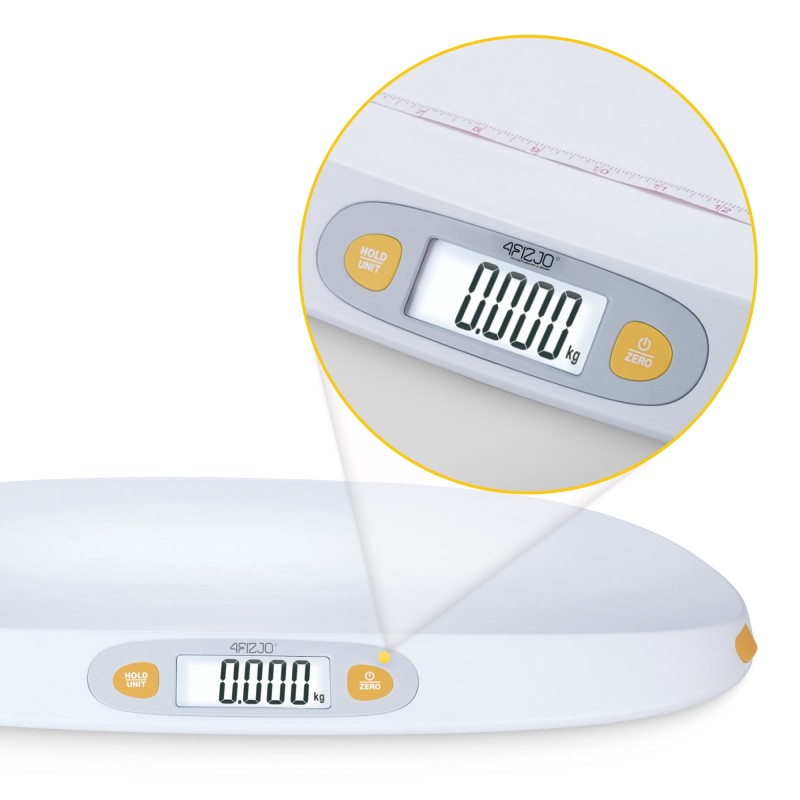 Ваги для немовлят 4FIZJO Smart Baby Scale до 25 кг White (P-5905973404075)