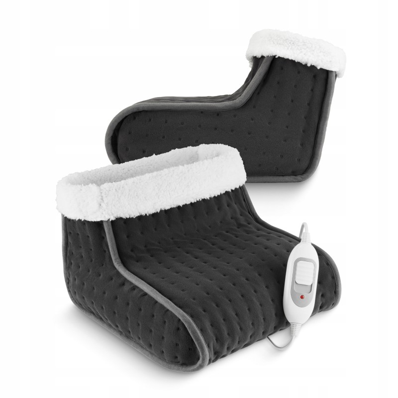 Грілка для ніг електрична 4FIZJO з таймером та регулюванням Grey/White (P-5905973403627)