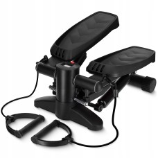 Степпер (міні-степпер) 4FIZJO Evo з еспандерами Black (P-5905973403863)
