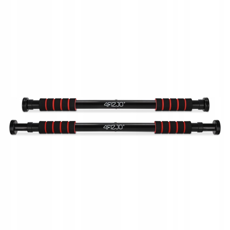 Турнік розсувний 4FIZJO Basic 61.5-100 см Black/Red (P-5905973402712)