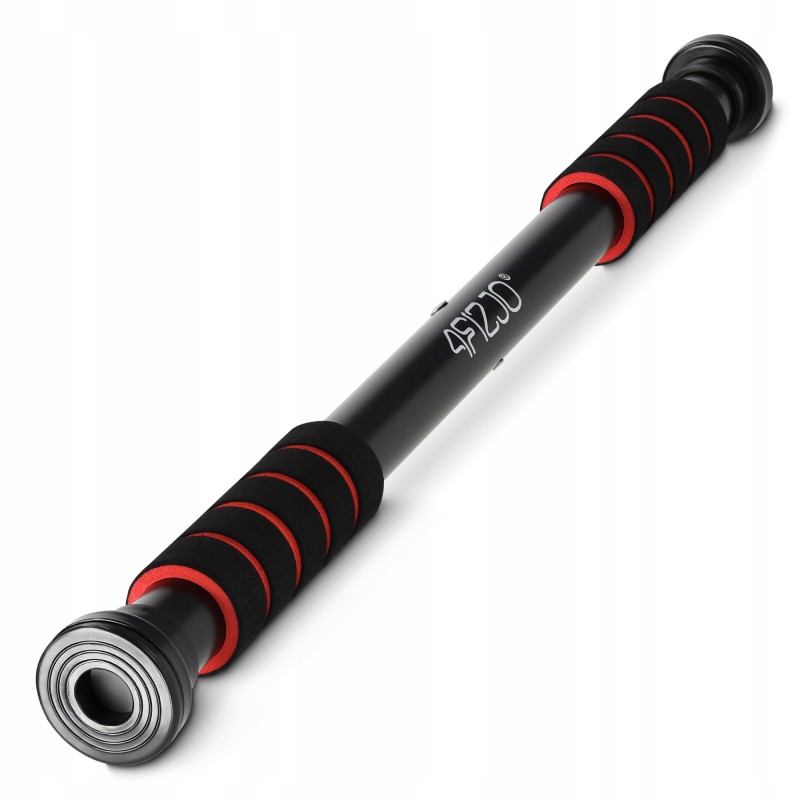 Турнік розсувний 4FIZJO Basic 61.5-100 см Black/Red (P-5905973402712)
