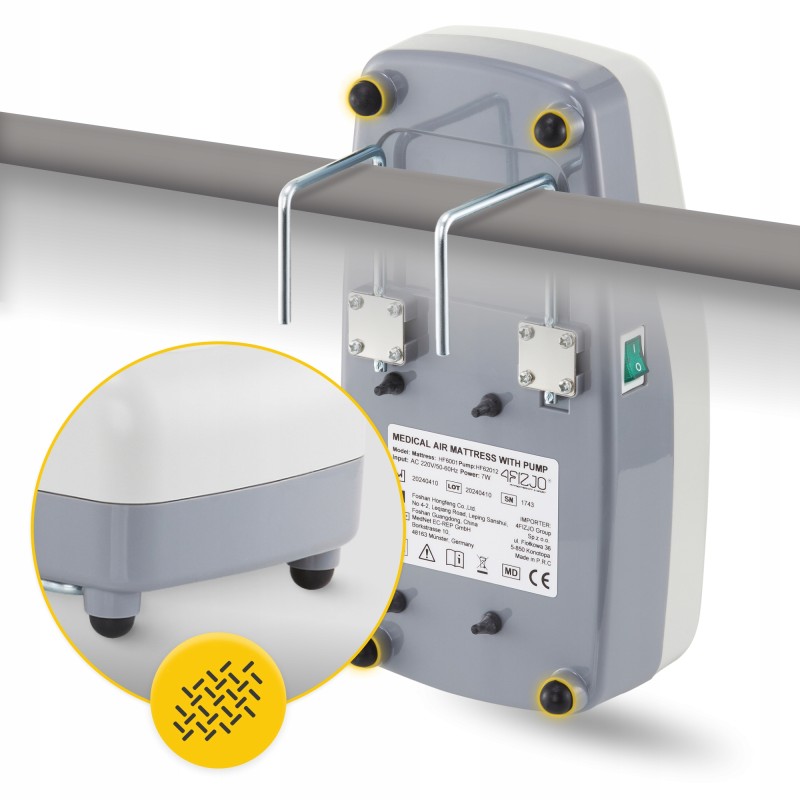 Матрац протипролежневий 4FIZJO STD 200 x 90 см з компресором Biege (P-5905973402484)