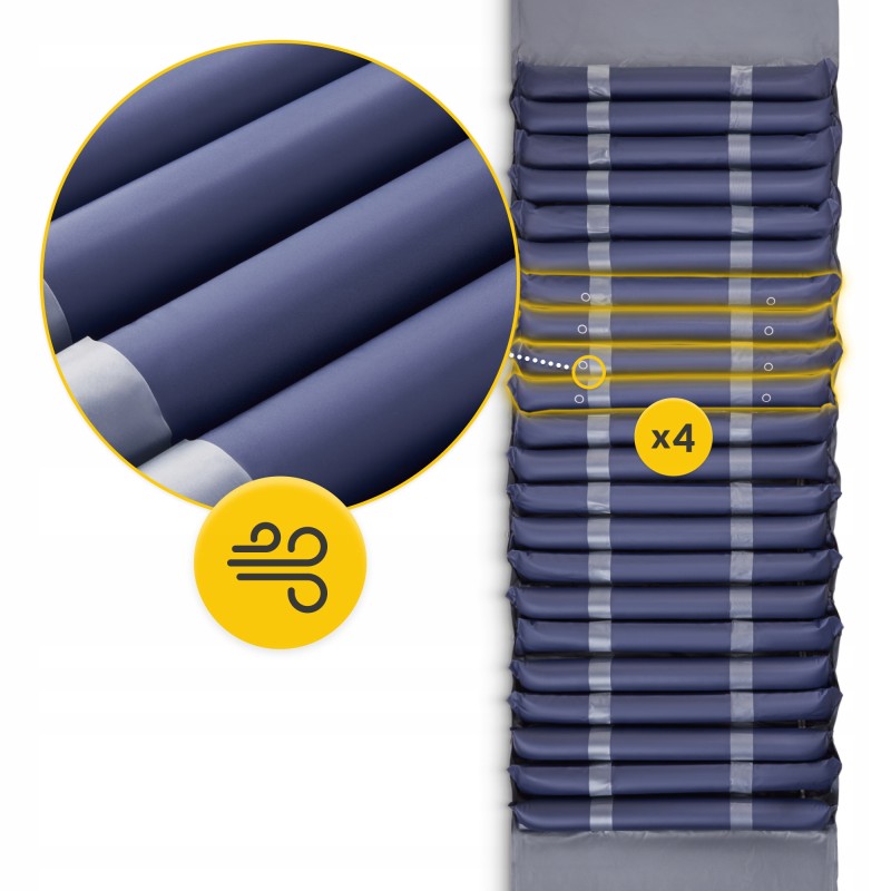 Матрац протипролежневий 4FIZJO PRO 186 x 80 см з компресором Blue (P-5905973402507)
