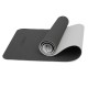 Килимок спортивний Cornix TPE 183 x 61 x 0.6 см для йоги та фітнесу XR-0349 Black/Grey