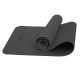 Килимок спортивний Cornix TPE 183 x 61 x 0.6 см для йоги та фітнесу XR-0350 Black