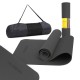 Килимок спортивний Cornix TPE 183 x 61 x 0.6 см для йоги та фітнесу XR-0350 Black
