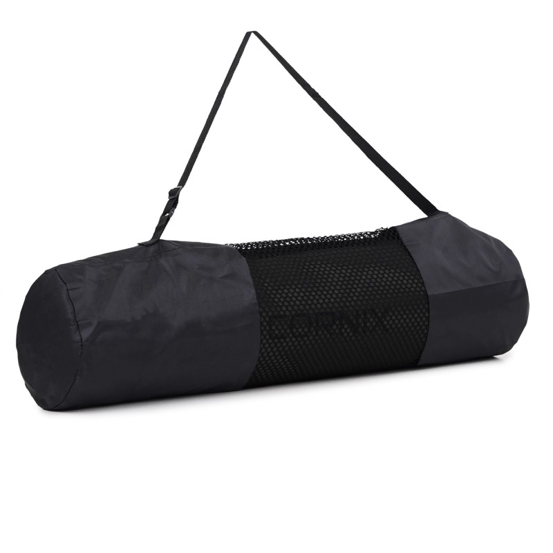 Килимок спортивний Cornix TPE 183 x 61 x 0.6 см для йоги та фітнесу XR-0350 Black