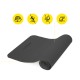 Килимок спортивний Cornix TPE 183 x 61 x 0.6 см для йоги та фітнесу XR-0350 Black