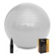 М'яч для фітнесу (фітбол) Cornix 55 см Anti-Burst XR-0359 Silver