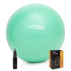 М'яч для фітнесу (фітбол) Cornix 65 см Anti-Burst XR-0363 Mint