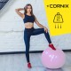 М'яч для фітнесу (фітбол) Cornix 65 см Anti-Burst XR-0364 Light Pink
