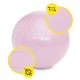 М'яч для фітнесу (фітбол) Cornix 75 см Anti-Burst XR-0367 Light Pink