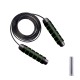 Скакалка швидкісна для кросфіту Cornix Speed Rope Classic з обтяженням XR-0352 Black/Green