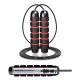 Скакалка швидкісна для кросфіту Cornix Speed Rope Classic з обтяженням XR-0354 Black/Red