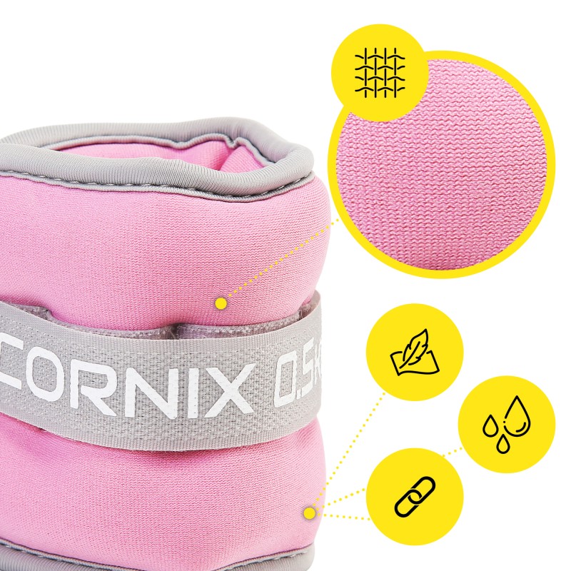 Обважнювачі-манжети для ніг та рук Cornix 2 x 0.5 кг XR-0358