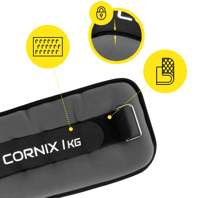 Обважнювачі-манжети для ніг та рук Cornix 2 x 1 кг XR-0355