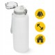 Пляшка для води спортивна 4FIZJO 1000 мл Grey (P-5905973404273)