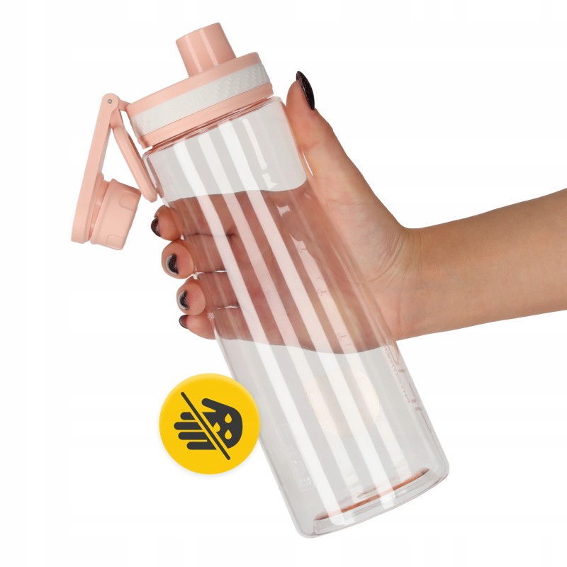 Пляшка для води спортивна 4FIZJO 850 мл Pink (P-5905973403818)