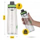 Пляшка для води спортивна 4FIZJO 850 мл Green (P-5905973403801)