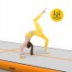 Мат гімнастичний надувний 4FIZJO Air Track Mat 500 x 200 x 20 см White/Orange (P-5907739312051)