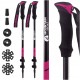 Трекінгові палиці Mountain Goat Peak+ 65-135 см Black/Pink (P-5905973404648)