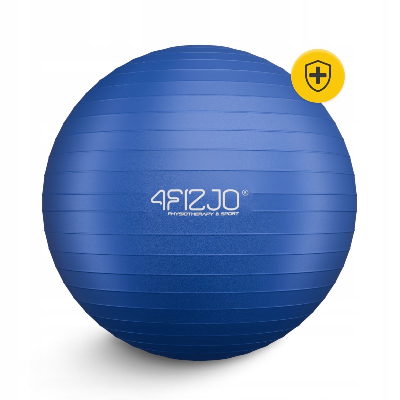 М'яч для фітнесу (фітбол) 4FIZJO 55 см Anti-Burst Blue (P-5905973404723)