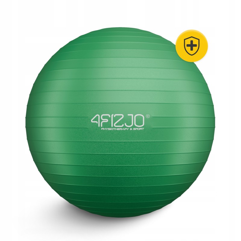 М'яч для фітнесу (фітбол) 4FIZJO 55 см Anti-Burst Green (P-5907739316264)