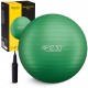М'яч для фітнесу (фітбол) 4FIZJO 55 см Anti-Burst Green (P-5907739316264)