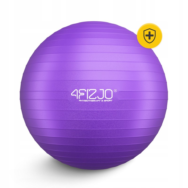 М'яч для фітнесу (фітбол) 4FIZJO 75 см Anti-Burst Violet (P-5905973404815)
