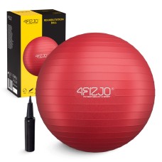 М'яч для фітнесу (фітбол) 4FIZJO 85 см Anti-Burst Red (P-5907739316387)