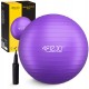М'яч для фітнесу (фітбол) 4FIZJO 85 см Anti-Burst Violet (P-5905973404846)