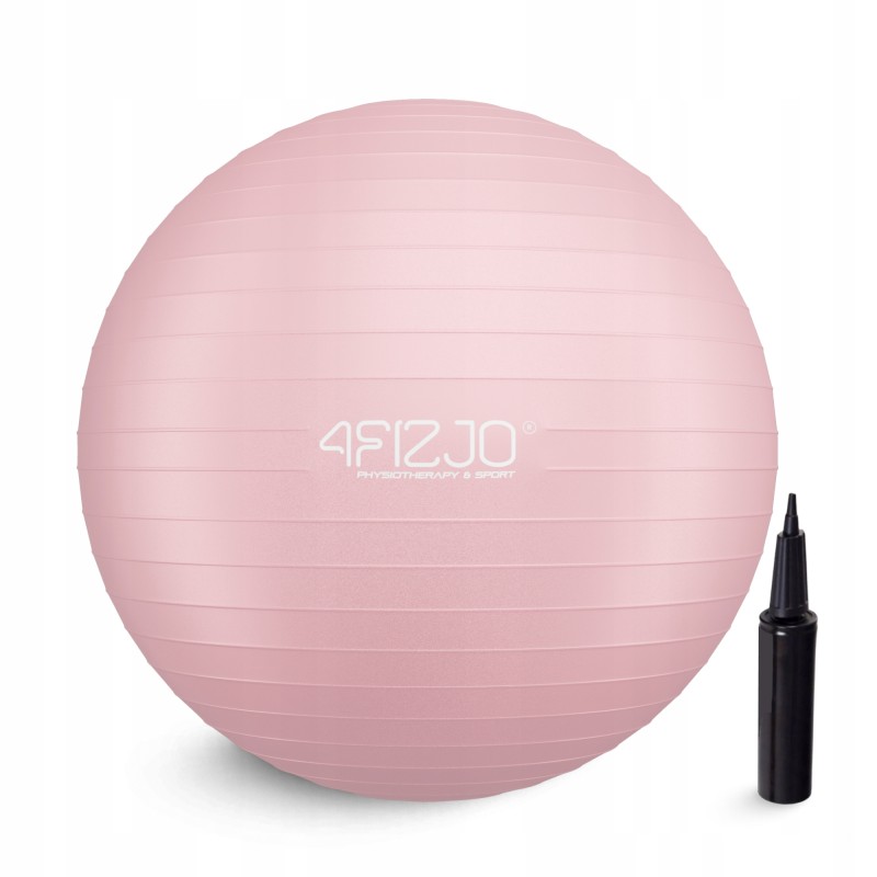 М'яч для фітнесу (фітбол) 4FIZJO 75 см Anti-Burst Pink (P-5907739317407)
