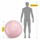 М'яч для фітнесу (фітбол) 4FIZJO 85 см Anti-Burst Pink (P-5907739317421)