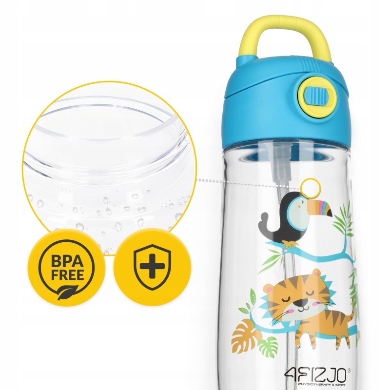 Пляшка для води дитяча 4FIZJO 550 мл Mix (P-5905973403702)