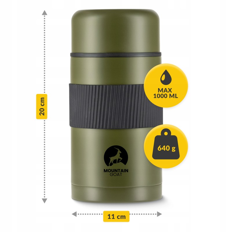 Термос для їжі Mountain Goat 1 л Navy Green (P-5907739315786)