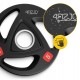Диск олімпійський 4FIZJO 2 x 5 кг 51 мм металевий, прогумований Black (P-5905973401241)