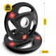 Диск олімпійський 4FIZJO 2 x 5 кг 51 мм металевий, прогумований Black (P-5905973401241)