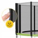 Батут із зовнішньою сіткою 4FIZJO Classic 12FT 374 см Black/Green (P-5907739312914)