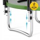 Батут із зовнішньою сіткою 4FIZJO Classic 8FT 252 см Black/Green (P-5907739314123)