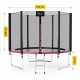 Батут із зовнішньою сіткою 4FIZJO Classic 10FT 312 см Black/Pink (P-5907739314567)