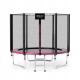 Батут із зовнішньою сіткою 4FIZJO Classic 8FT 252 см Black/Pink (P-5907739314536)